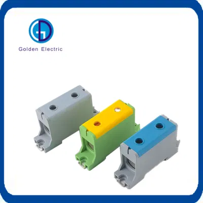 Hochstrom-2p/4p-Stromverteilung, DIN-Schienenmontage, 750 V, 800 V, Anschlussstecker, elektrischer Anschlussblock